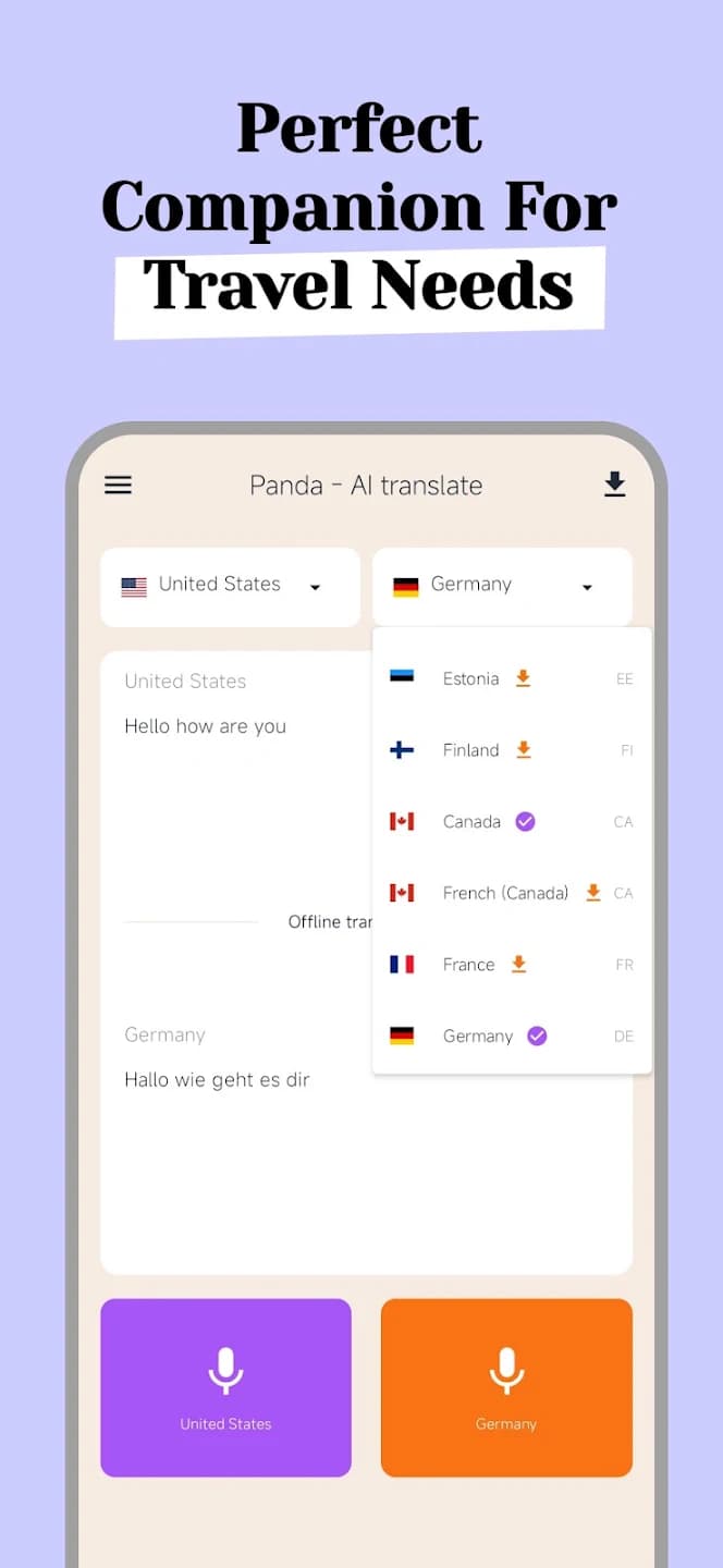 Panda - AI translate